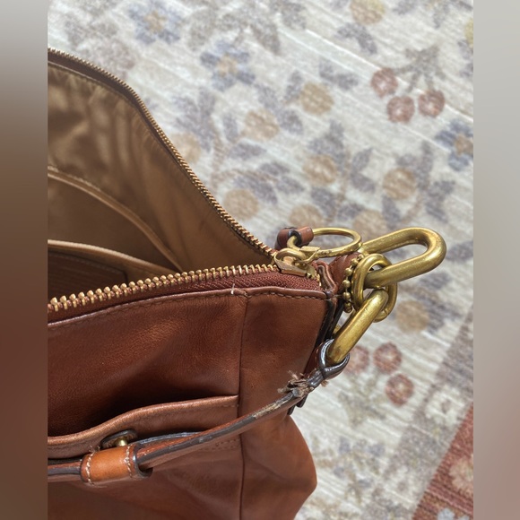 Vintage Coach Chelsea Brown Hobo Leather Bag F1173 - Picture 7 of 14